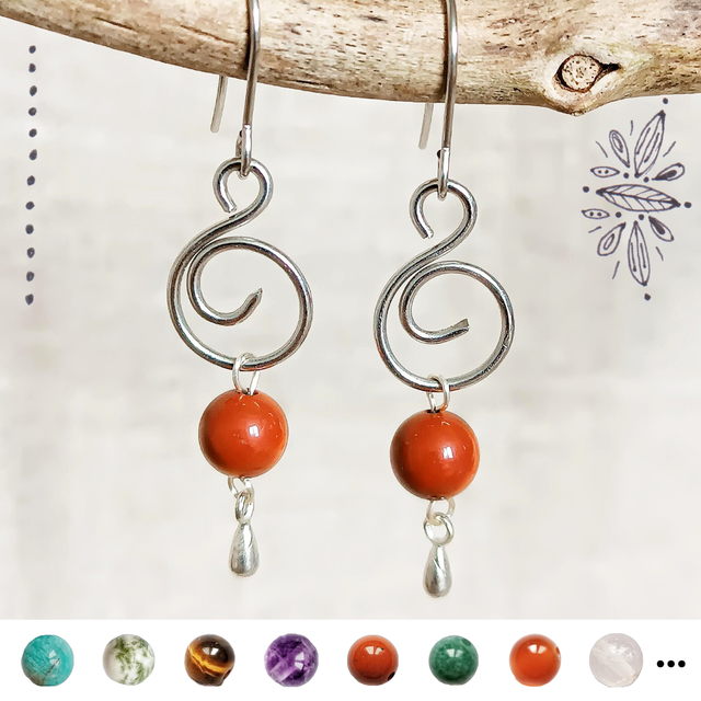 Boucle spirale en acier inoxydable