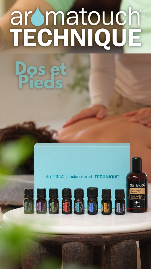 Soin AromaTouch® - Dos et pieds - Rive Droite de Bordeaux