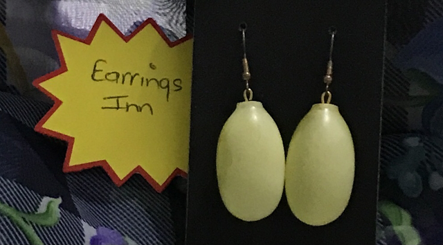 Green Dangling Earrings-GDE85