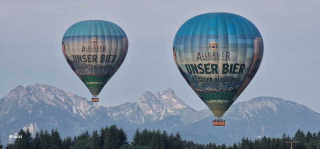 Exklusiv Ballonfahrten im Allgäu
