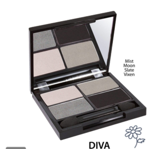 Ombretto Quad Palette Bio Zuii Organic Diva