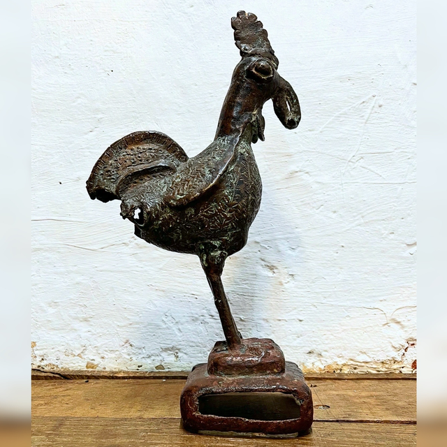 Burmese Bronze Rooster (Opium Trade Weight)