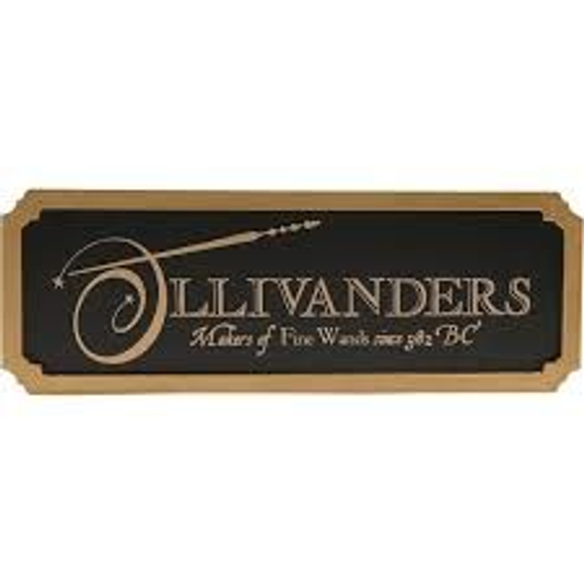 ENSEIGNE BOUTIQUE OLLIVANDERS DE WARNER BROS HARRY POTTER