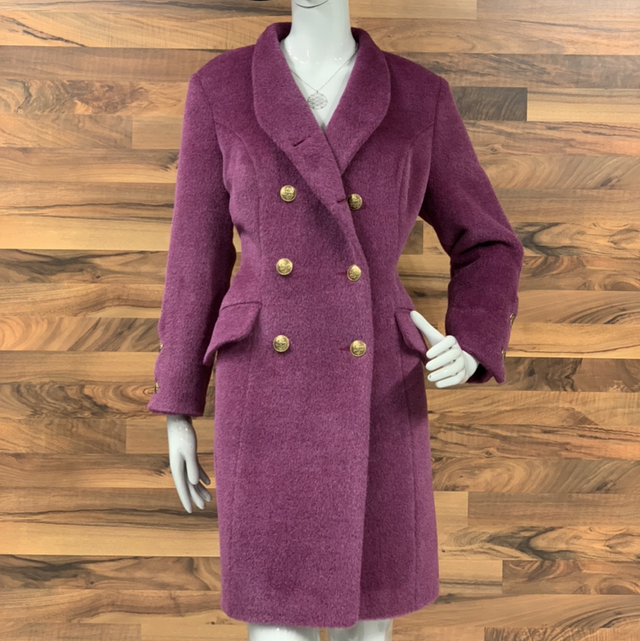 Peonia Cava Alpaka Wolle Mantel 