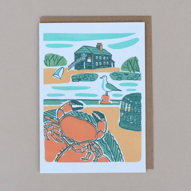 Mudeford Crab Card