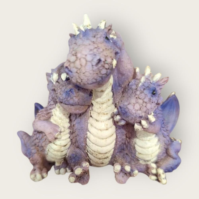 Famille de dragons violets
