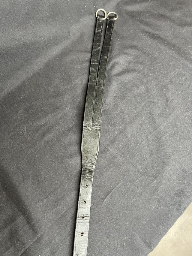 Rallonge de gogue en cuir noir