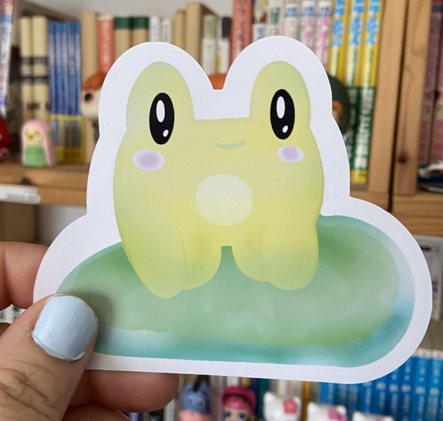 STICKER GRENOUILLE