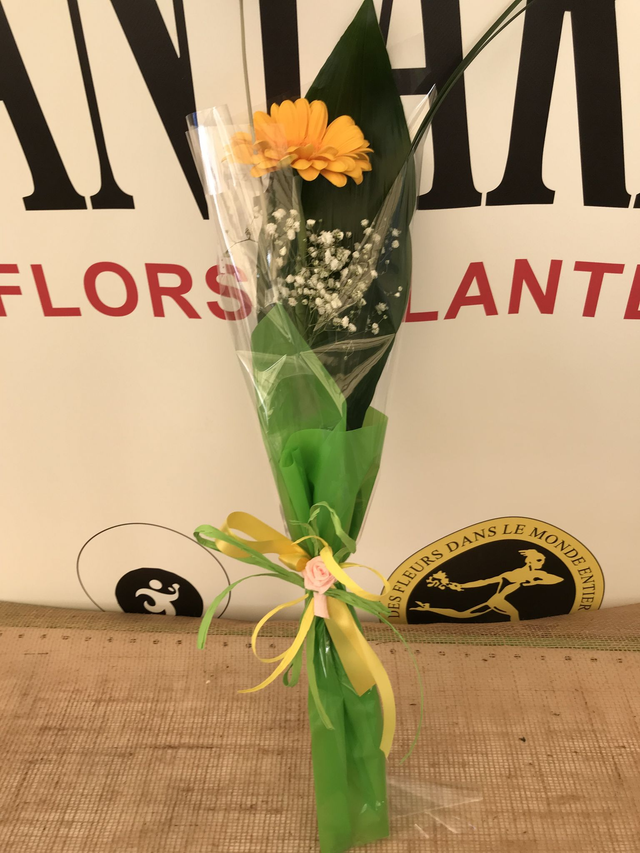 FLOR UNIDAD ROSA 50cm