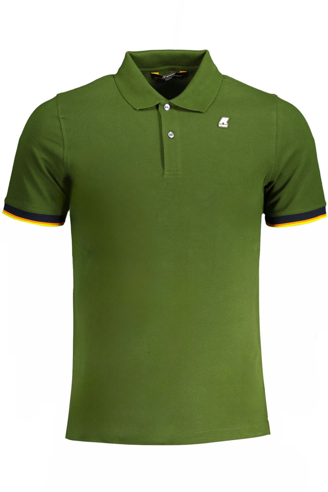 K-WAY POLO MANICHE CORTE UOMO VERDE