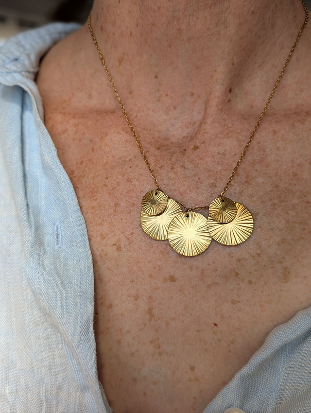 Collier HORTENSE à sequins