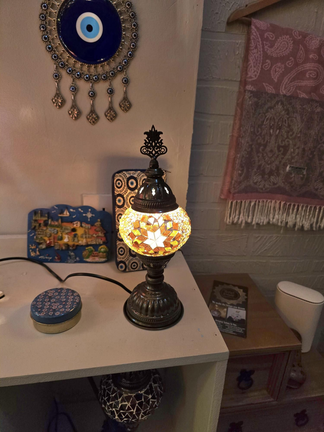 Small Mosaic Table Lamp