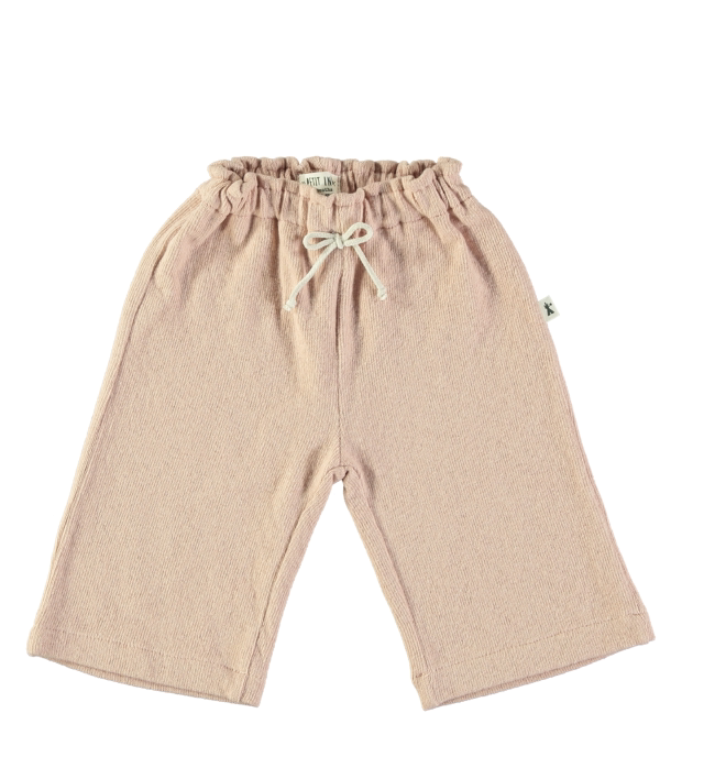 Petit Indi - pantalone palazzo cipria 
