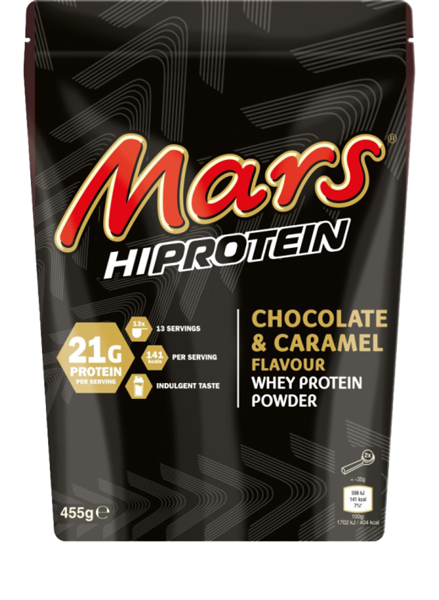 Proteine Mars Cioccolato e Caramello 480Gr
