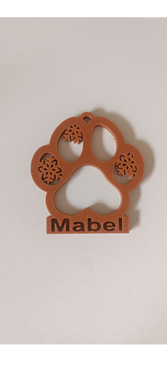 Christmas ornament - Paw
