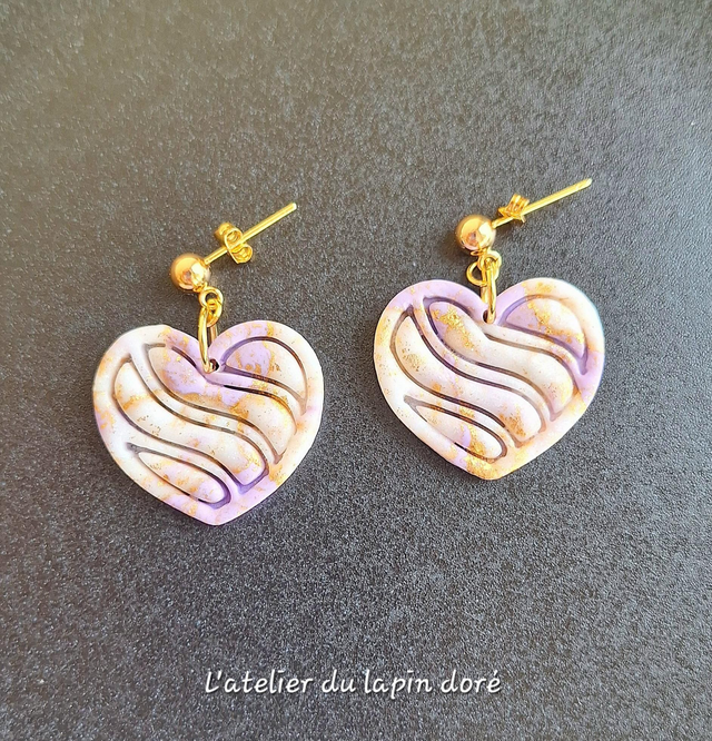 Boucles d'oreilles Coeur