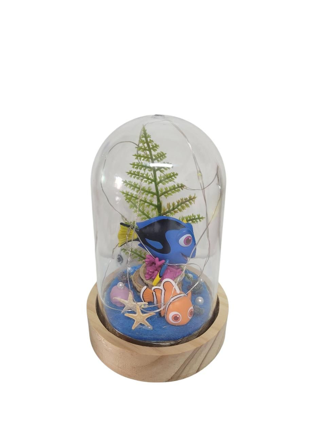 Petite cloche lumineuse Nemo étoile a droite