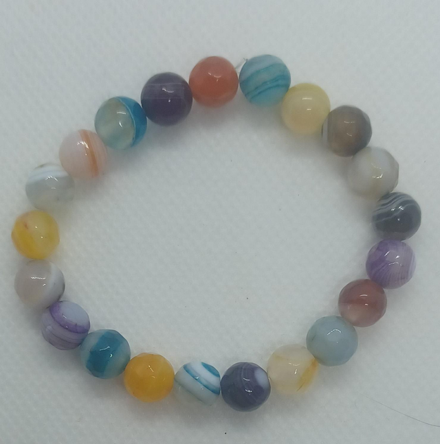 Bracelet en Agates naturelles. 