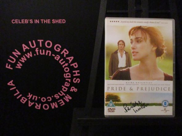 Penelope Wilton - 'Pride &amp; Prejudice' Authentic Autographed Dvd Cover