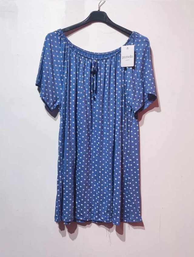 BLOUSE A  POIS 5 COULEURS 