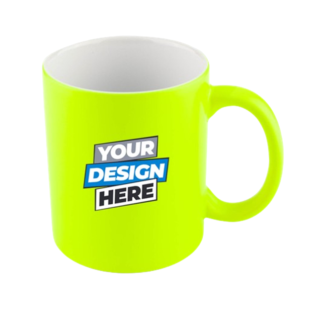 Fluorescent Yellow Mug 