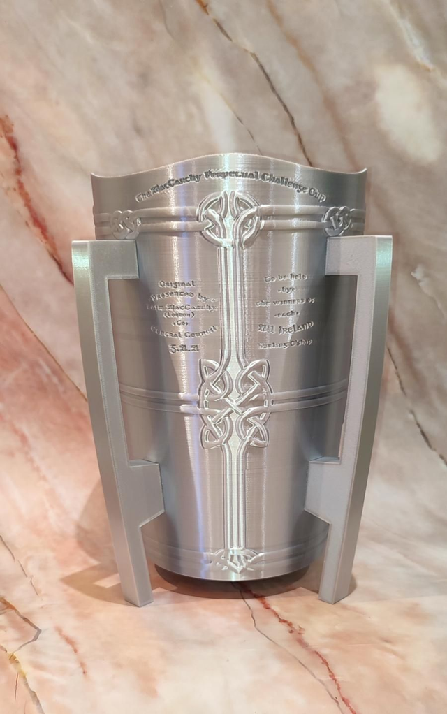 GAA Hurling Trophy Replica, All-Irland Hurling Cup, 3D Printed, GAA Championship Cup, GAA Memorabilia, Irish Hurling Cup, Gaelic Cup, Souvenir, Sports