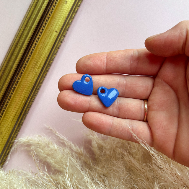 P'tits cœurs - bleu azur