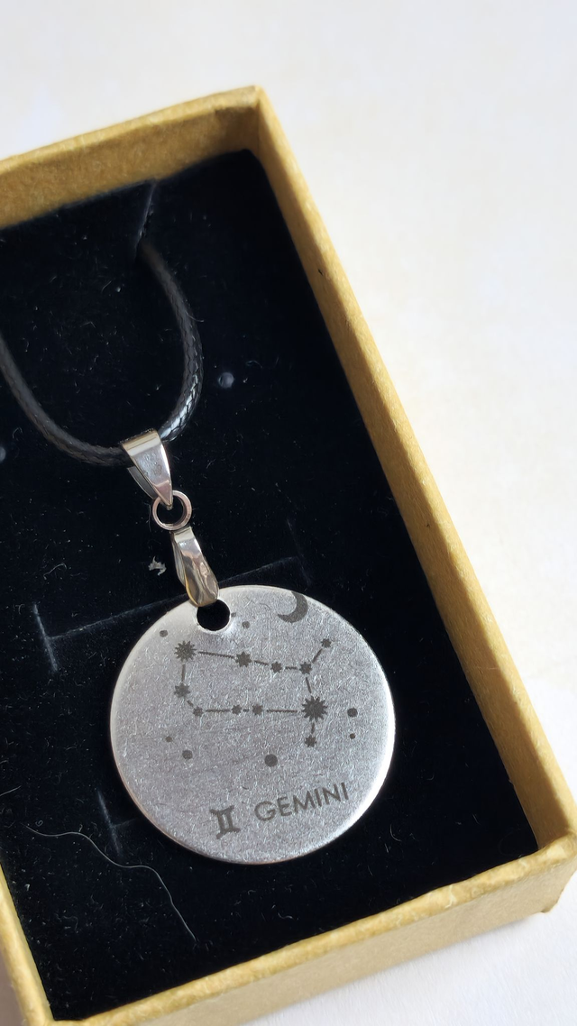 collier constellation gemeaux