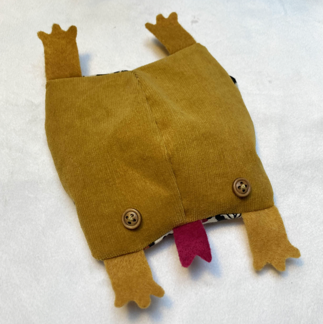 Bouillotte crapaud jaune