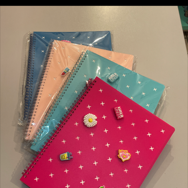 Blocco spiralato CLIP- 1 rigo no fori 