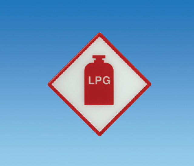 LPG WARNING STICKER