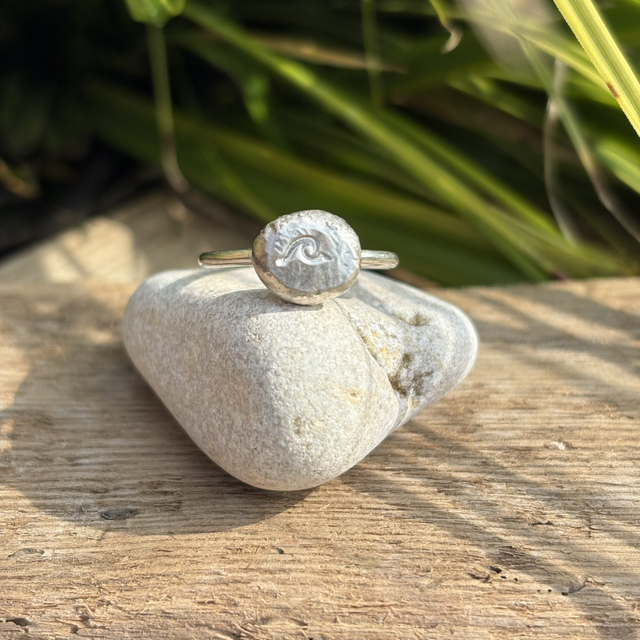 Recycled Silver Ring Size M