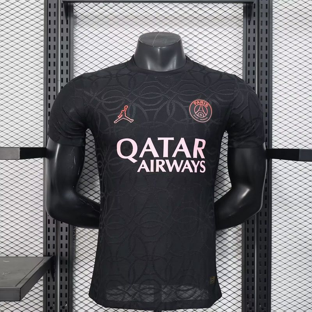 Camiseta 3ª Paris Saint-Germain - JORDAN  (NEGRA) - Versión Jugador- 25-26