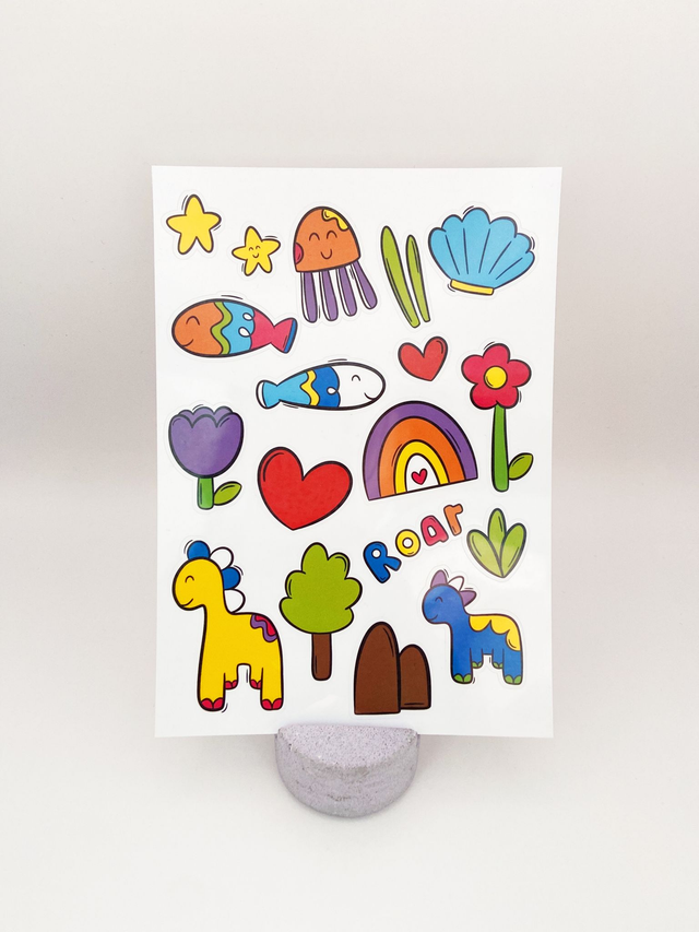 Doodle sticker sheet 