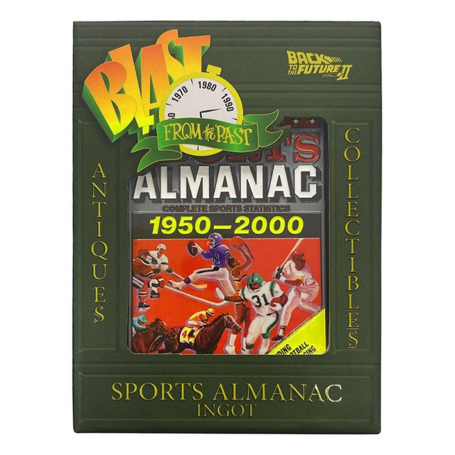 RETOUR VERS LE FUTUR LINGOT SPORT ALMANAC LIMITED EDITION