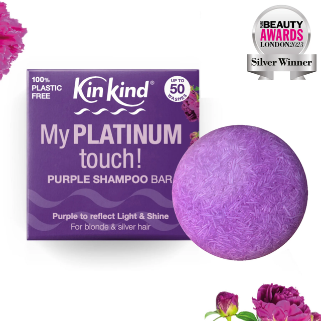 My PLATINUM touch! Purple Shampoo bar. For Blonde &amp; Silver Hair.