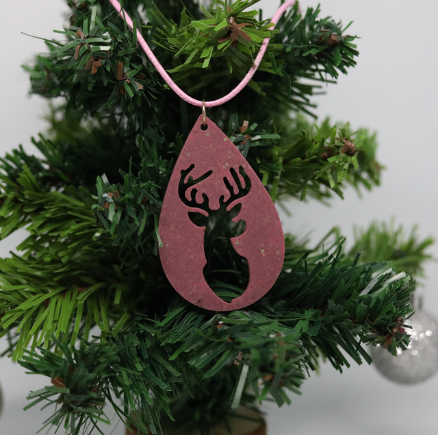 Collier goutte Cerf