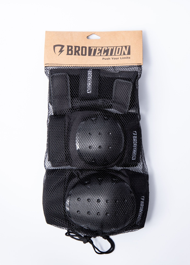 BroTection, Basic Protection Set, Schoner-Set, black