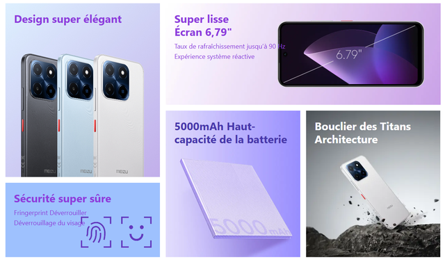 📱 MBLU 22 – 6 Go RAM / 64 Go – Noir