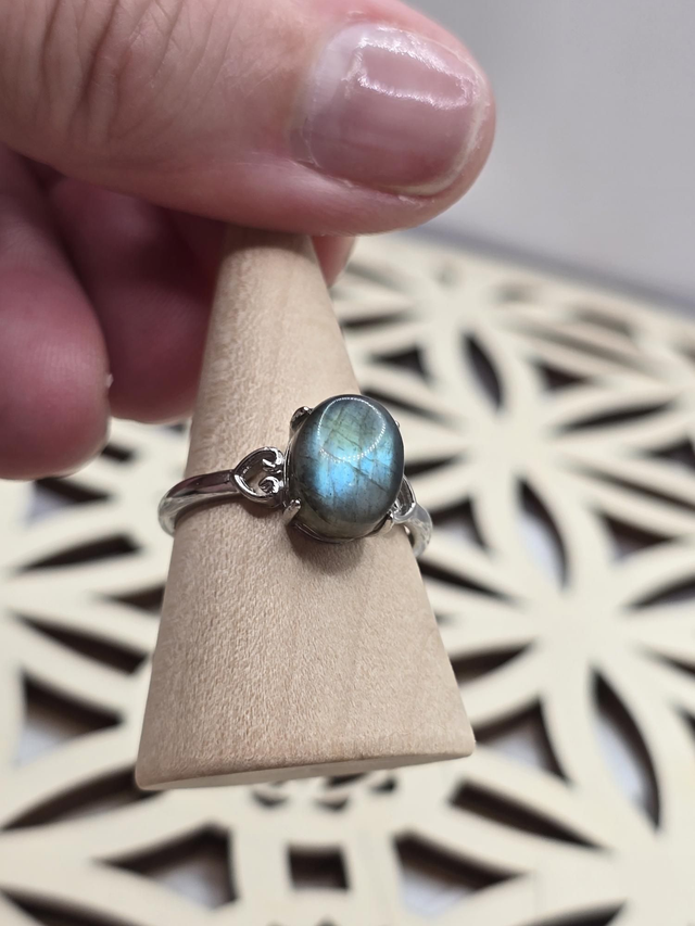 Bague réglable Labradorite