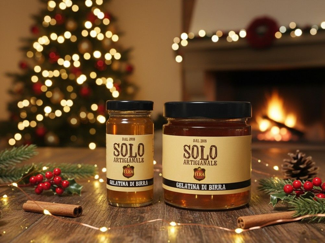 Gelatina birra 600 gr confezione Natale 25