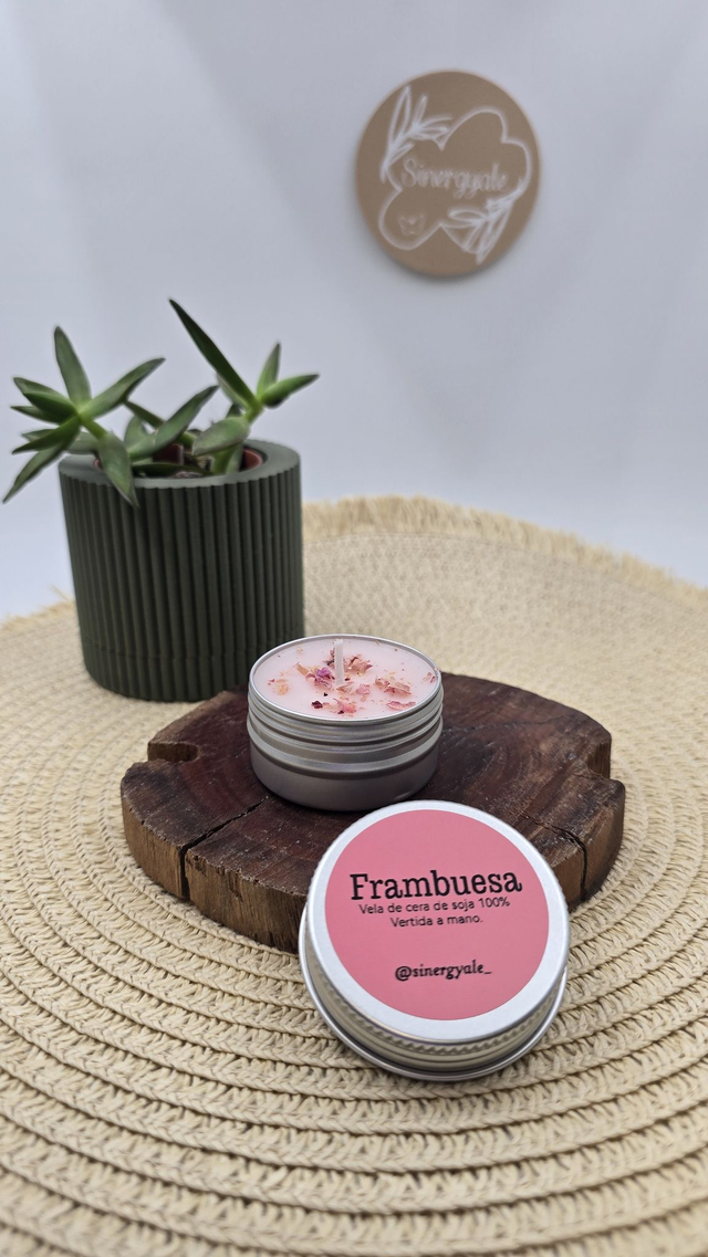 Vela de té - Frambuesa