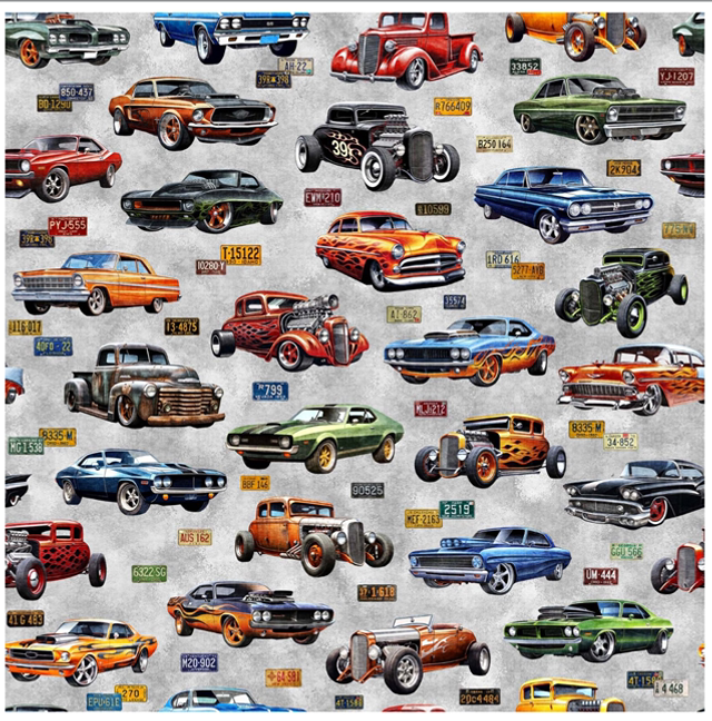 10 cm Patchworkstoff „Heavy Metal“