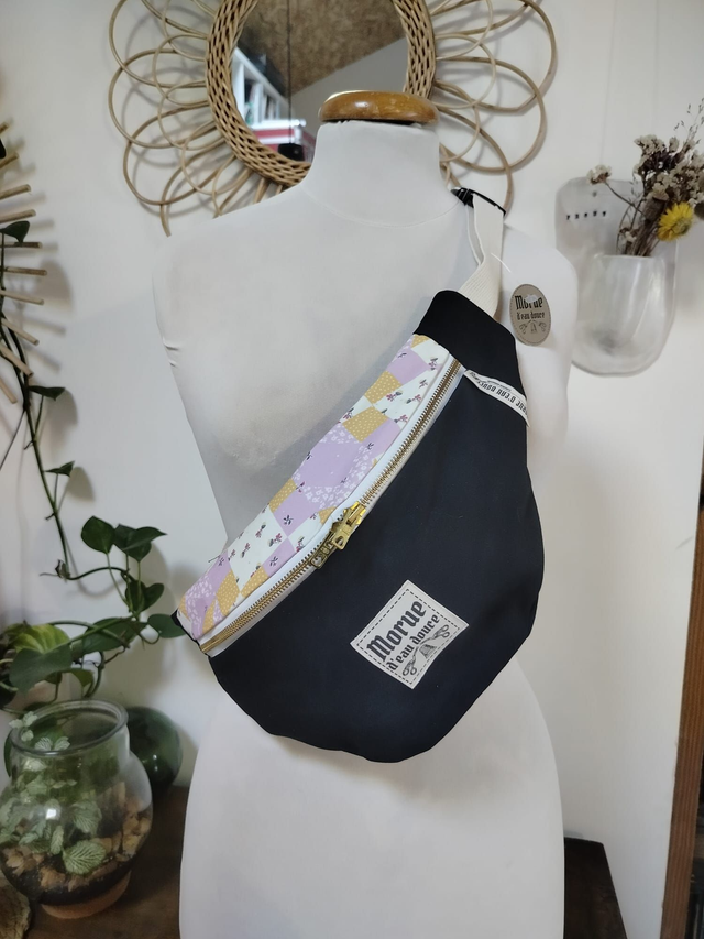 Sac Banane Patchwork Pastel