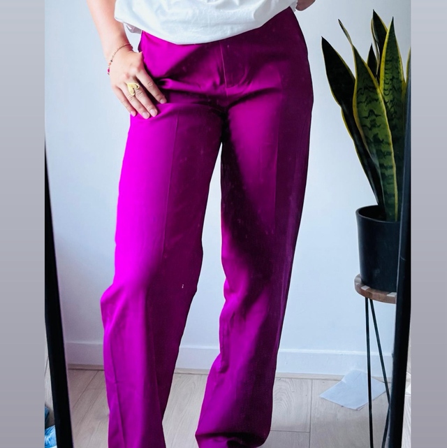 Pantalon paars 