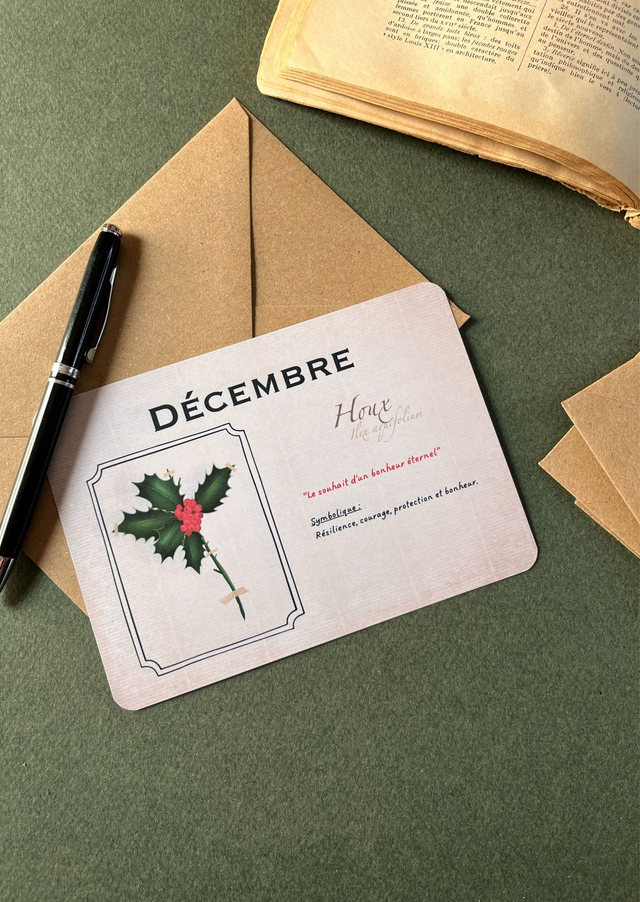 Carte 12. Décembre, le Houx