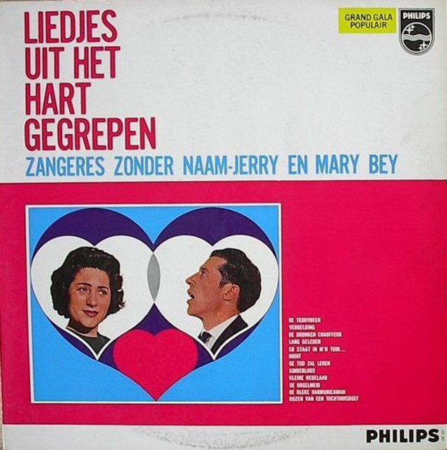 Zangeres Zonder Naam en Jerry En Mary Bey - Liedjes Uit Het Hart Gegrepen (LP)