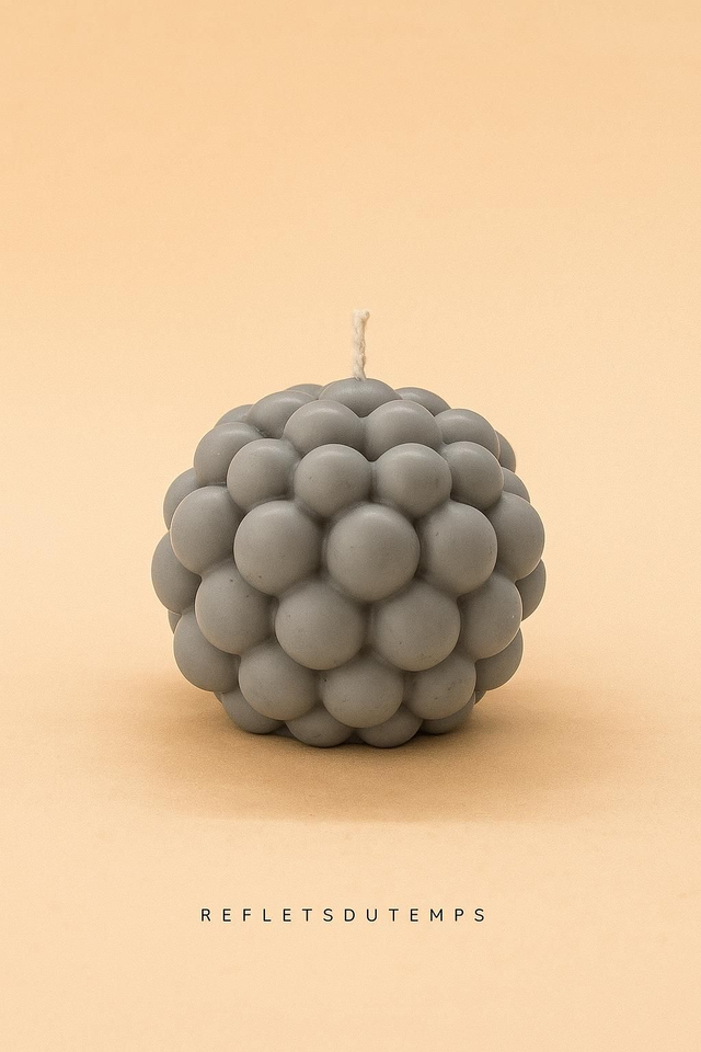 Bougie ronde "bulle"