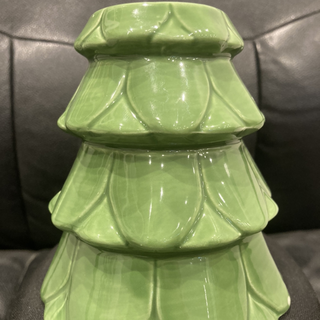 Green Christmas Tree Oil Burner. 