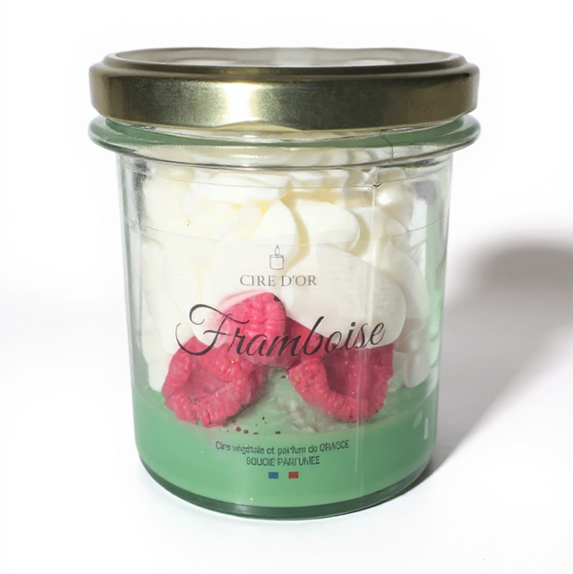 Bougie gourmande framboise